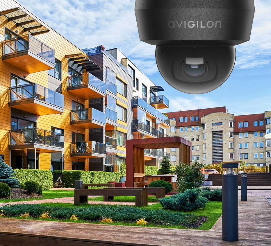 security video camera for multi-unit buildings